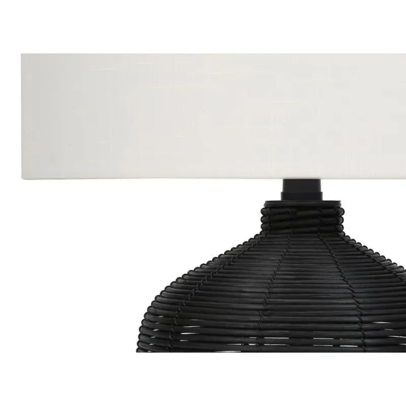 Monarch 23"H Rattan Table Lamp
