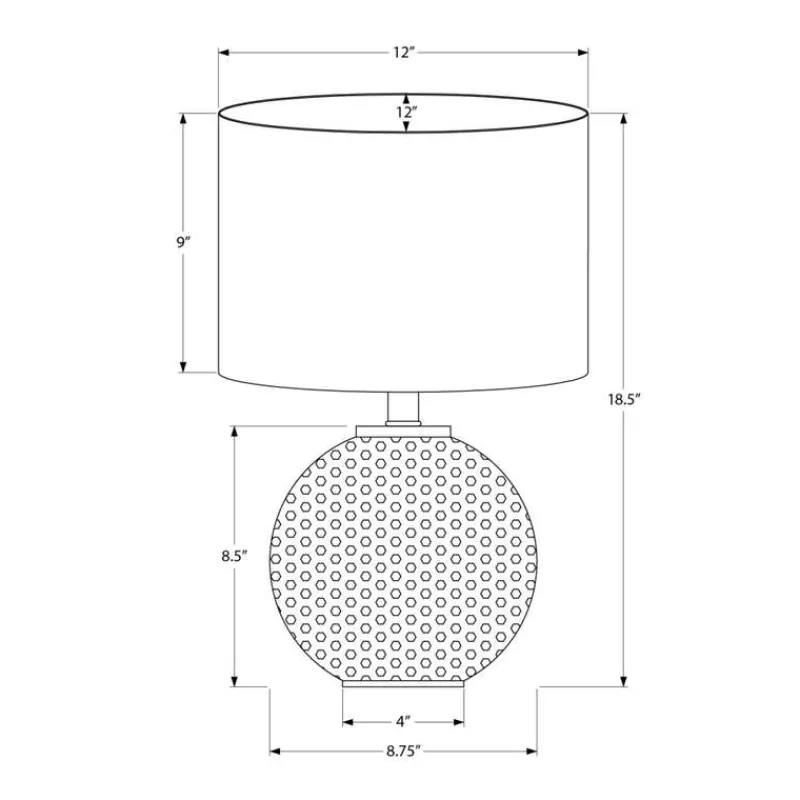 Monarch 19"H Resin Table Lamp