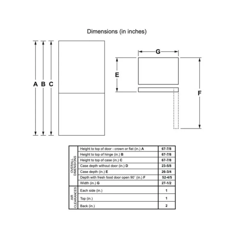 Haier 15 Cu Ft 28 In Refrigerator Bottom Freezer - HRB15N3BGS