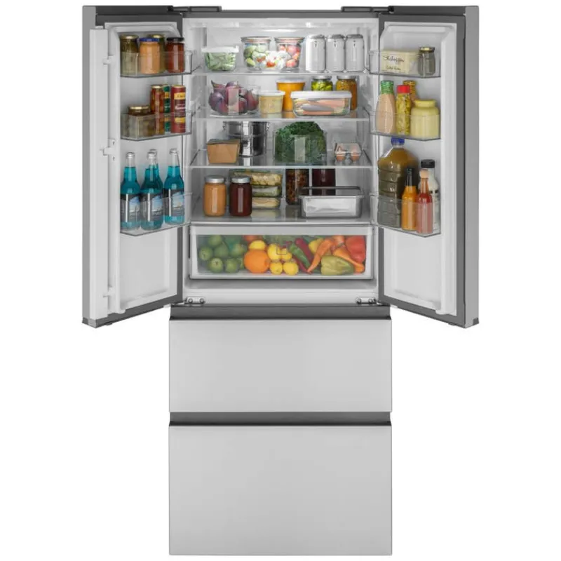 Haier 14,5 Cu Ft 28 In Refrigerator Bottom Freezer, French door - QJS15HYRFS