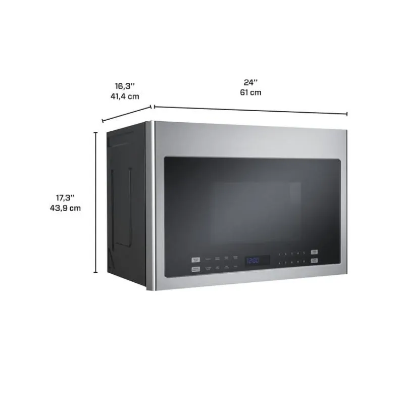 Haier 1.4 Cu Ft Microwave/Hood, , 300 - HMV1472BHS