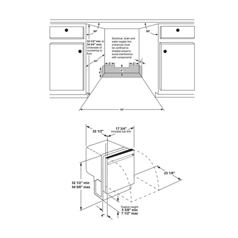 Haier 18 In Dishwasher Built-In 18" 47dB - QDT125SSLSS