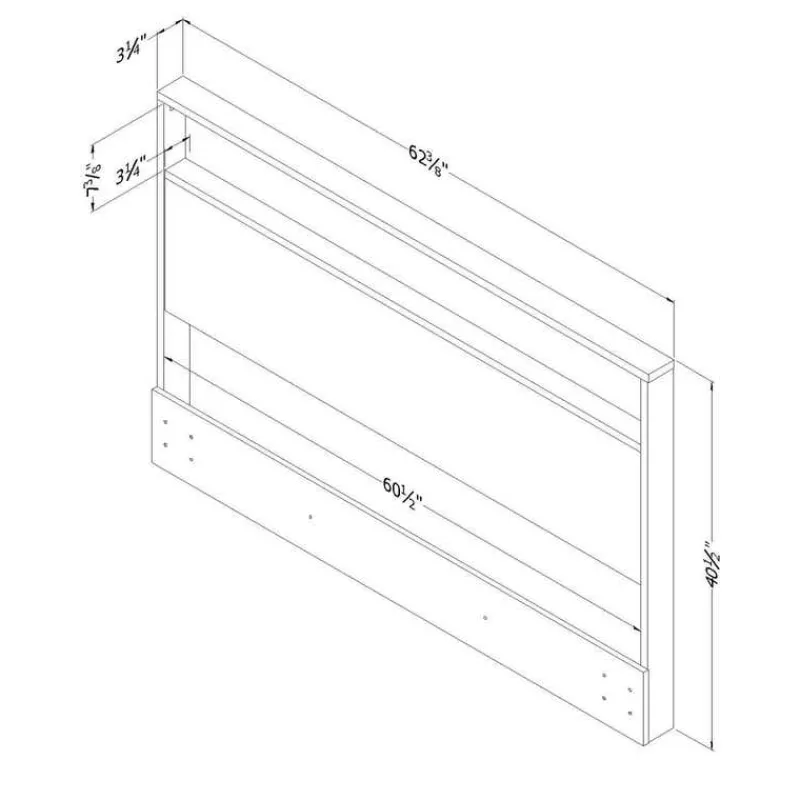Meubles South Shore Headboard (54"/60") - South Shore