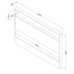 Meubles South Shore Headboard (54