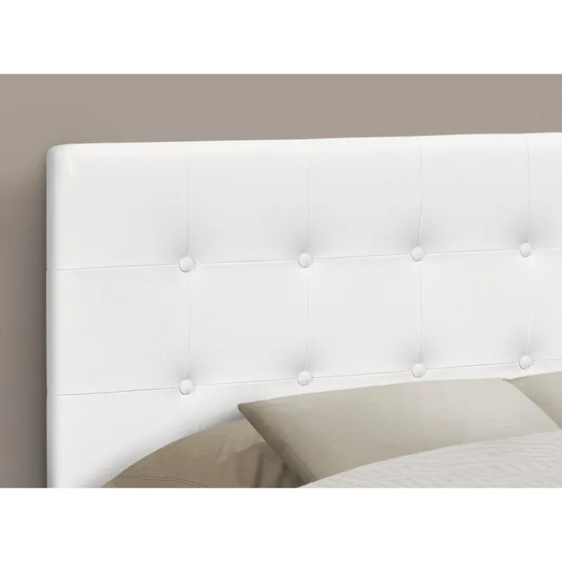 Monarch Headboard - full size - button tufted / upholstered panel - leather-loo -