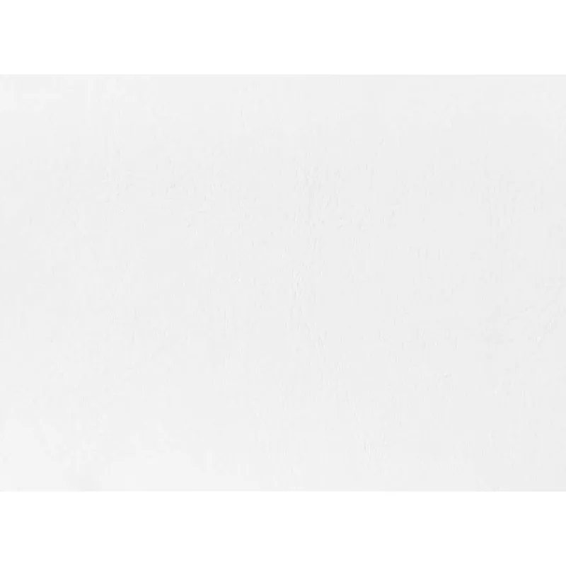 Monarch Headboard - queen size - nailhead trim / arched top / upholstered panel - whi -