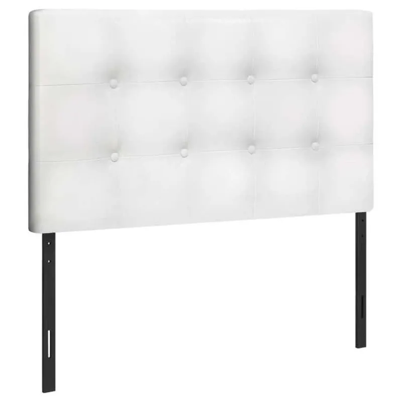Monarch Headboard - twin size - button tufted / upholstered panel - leather-loo -