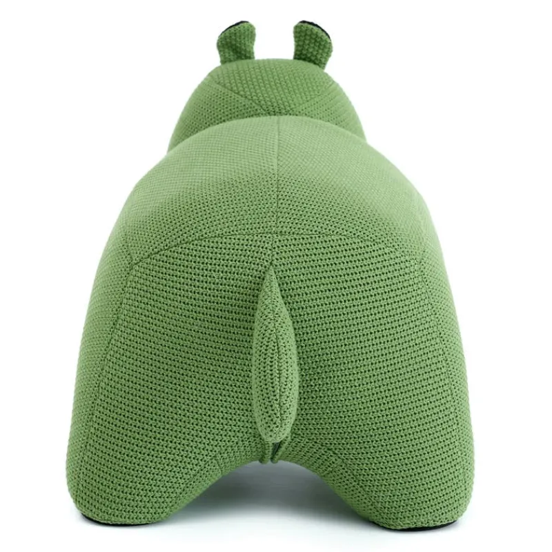 Hippopotamus-Shaped Kids Pouf – 28.3" x 15.4" x 13.8"