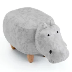 Hippopotamus-Shaped Kids Pouf – 26