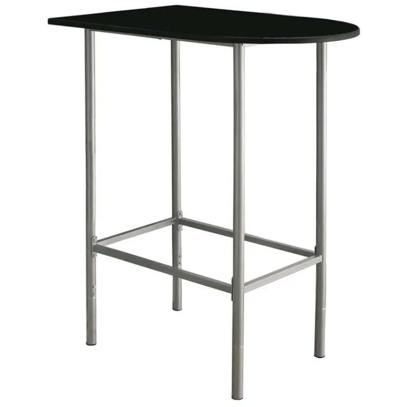 Monarch Home bar - 24"x 36" / / silver metal spacesaver -