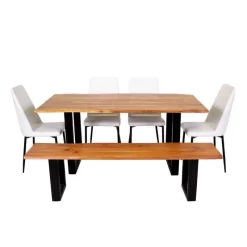 67-Inch Table with 4 Chairs