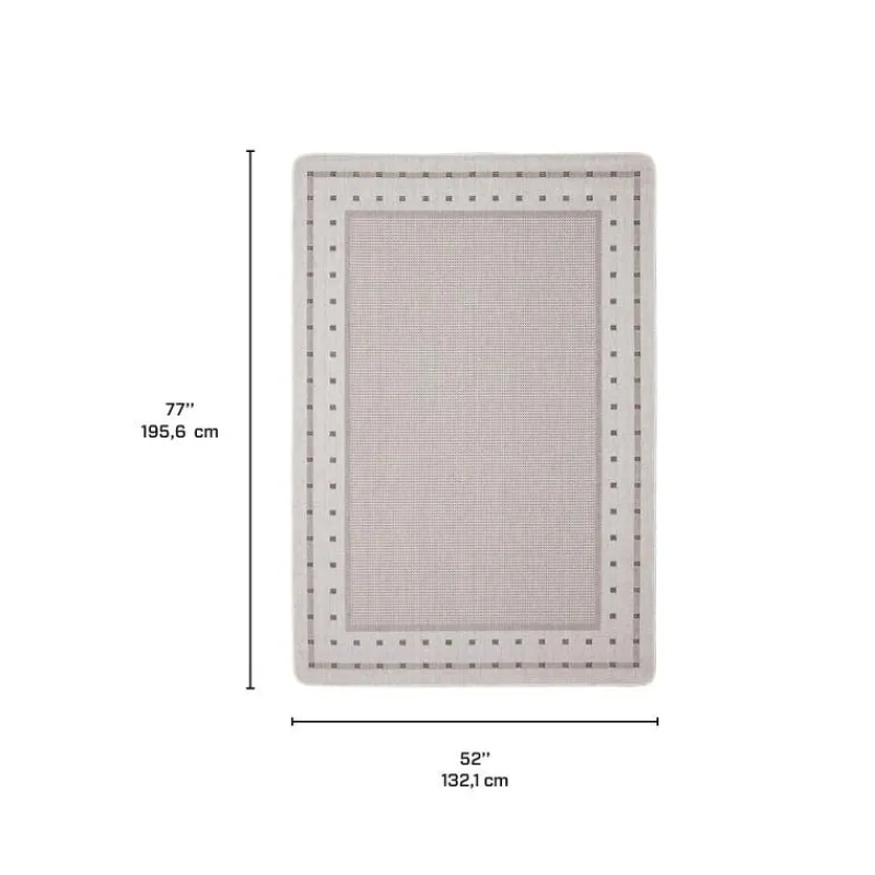 Indoor or Outdoor Rug - 4 x 6