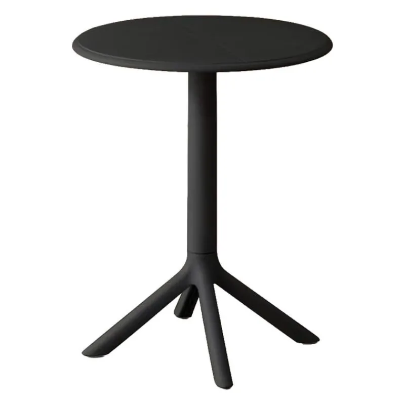 Indoor/Outdoor Resin Round Dining Table –