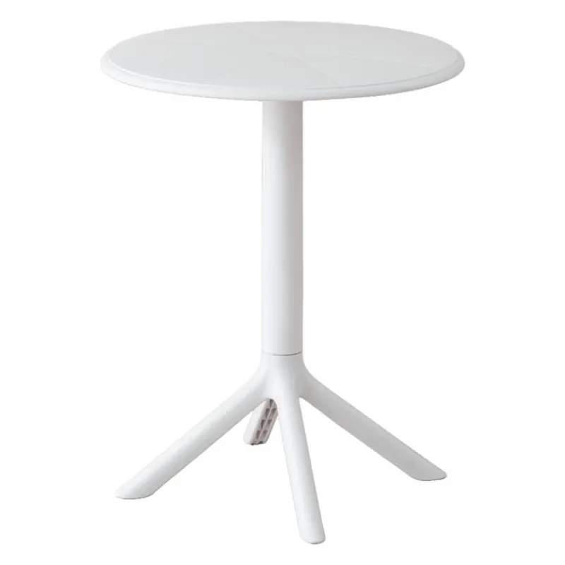 Indoor/Outdoor Resin Round Dining Table –