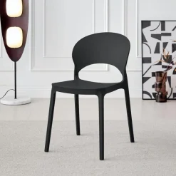 Indoor/Outdoor Resin Stackable Chair -