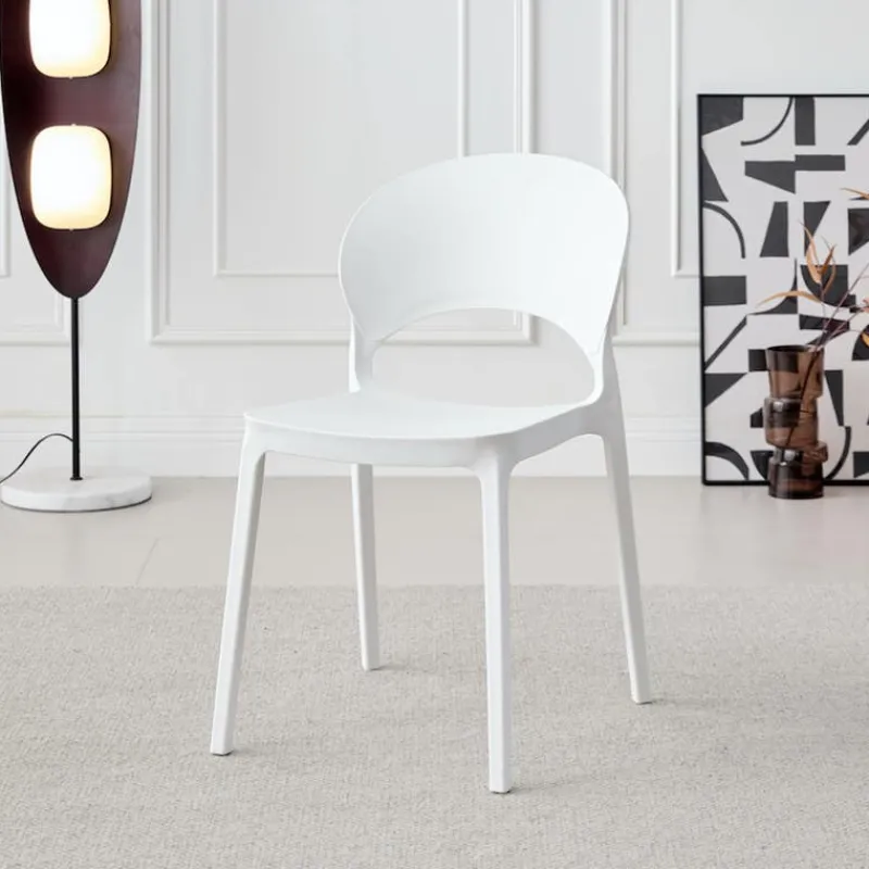 Indoor/Outdoor Resin Stackable Chair -