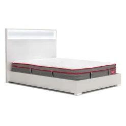 King Bed and Headboard with Lights (78'')