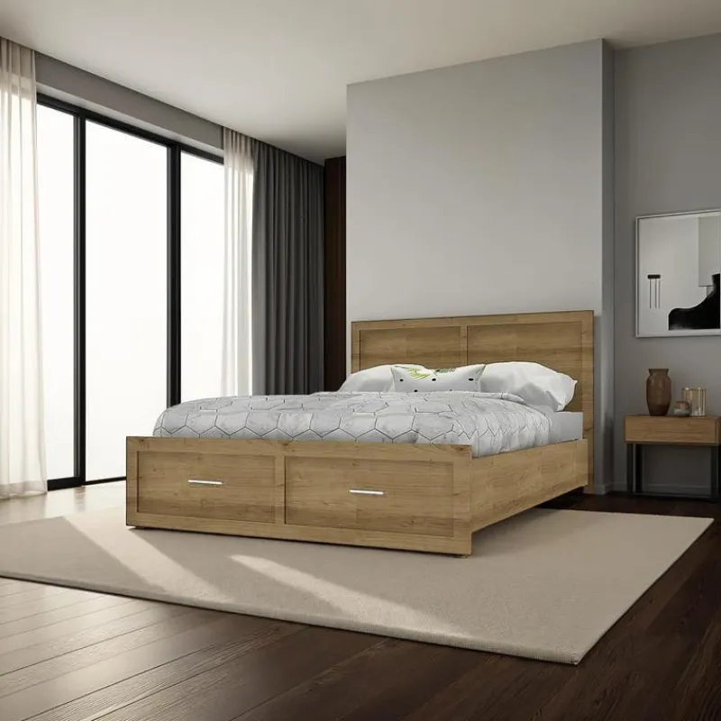 MEQ King Bed with Headboard (78")