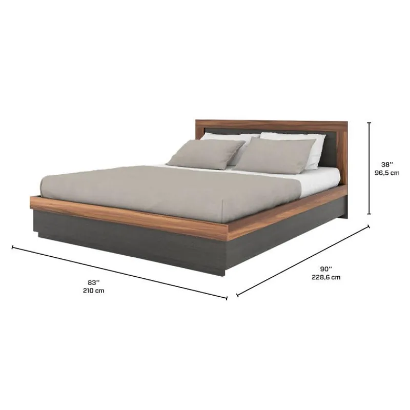 MEQ King Bed with Headboard (78")