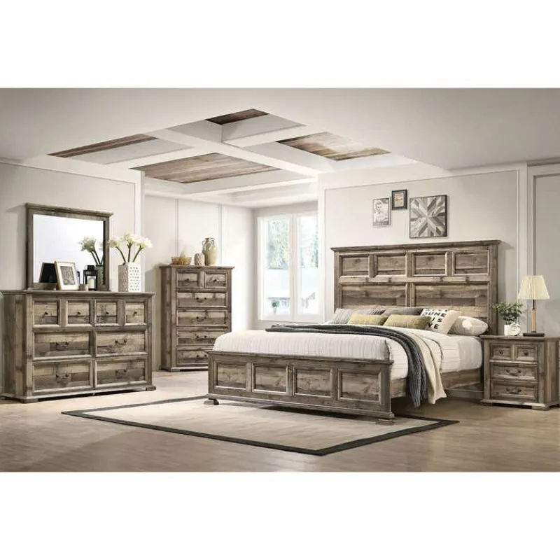 King Bed with Headboard (78")