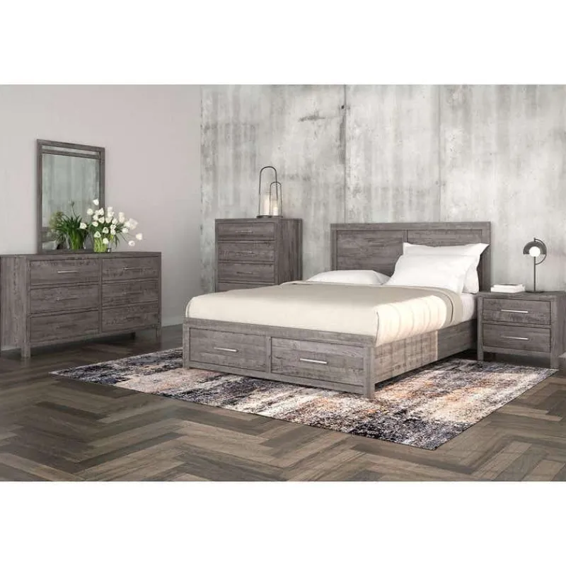 King Bed with Headboard (78")