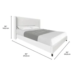 King Bed with Headboard (78