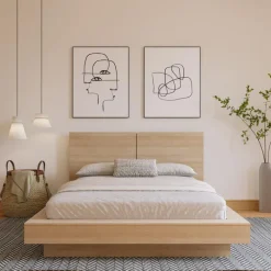 Nexera King Bed with Headboard (78