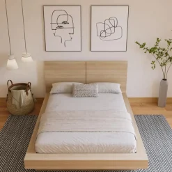 Nexera King Bed with Headboard (78