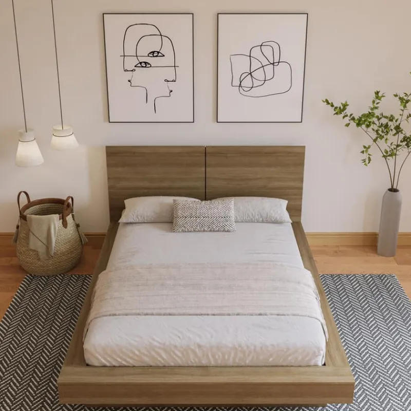 Nexera King Bed with Headboard (78") -