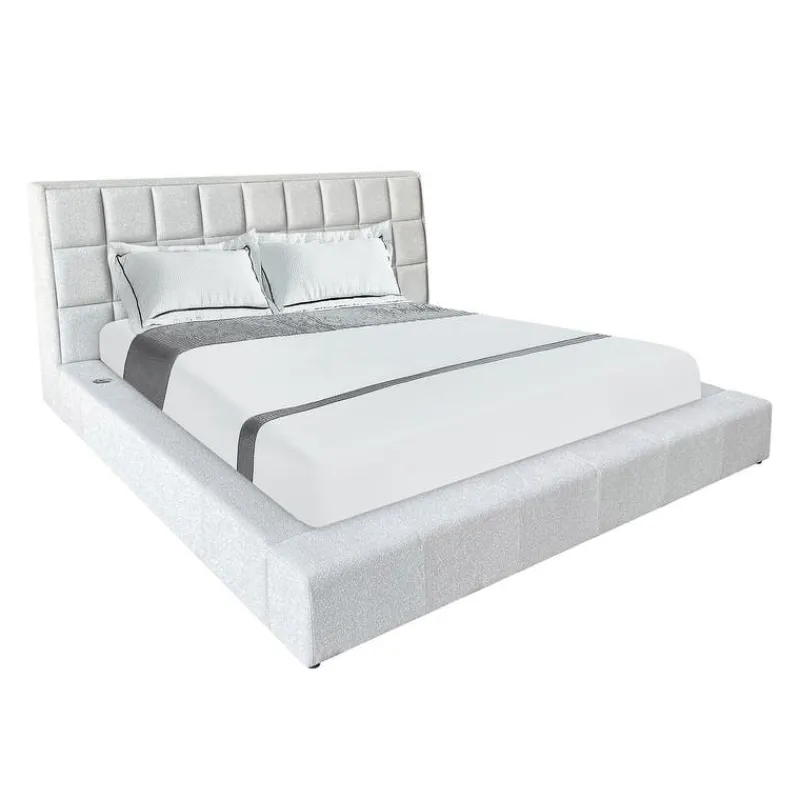 King Bed with Reading Lights and Console (78")