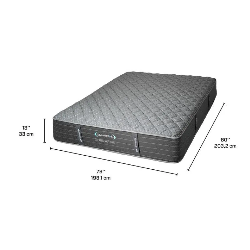 Dreamstar King Extra Firm Mattress with Pocket Coils- 78"