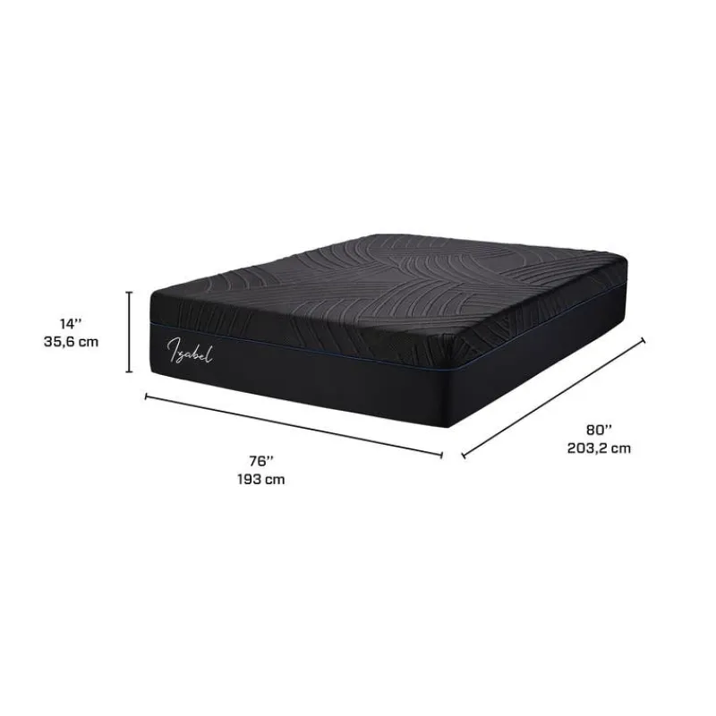 Dreamstar King Medium-Firm Memory Foam Mattress-in-a-Box - 78"