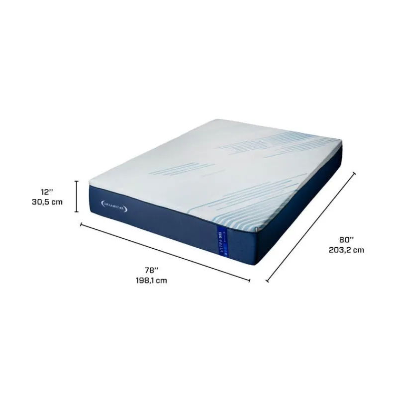 Dreamstar King Medium-FirmMemory Foam Mattress-in-a-Box- 78"