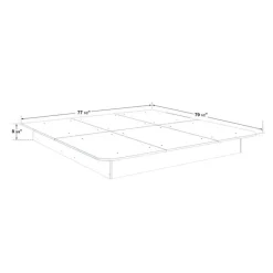 SUA-V King Platform Bed (78")