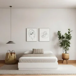 Nexera King Platform Bed (78