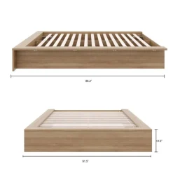 Nexera King Platform Bed (78