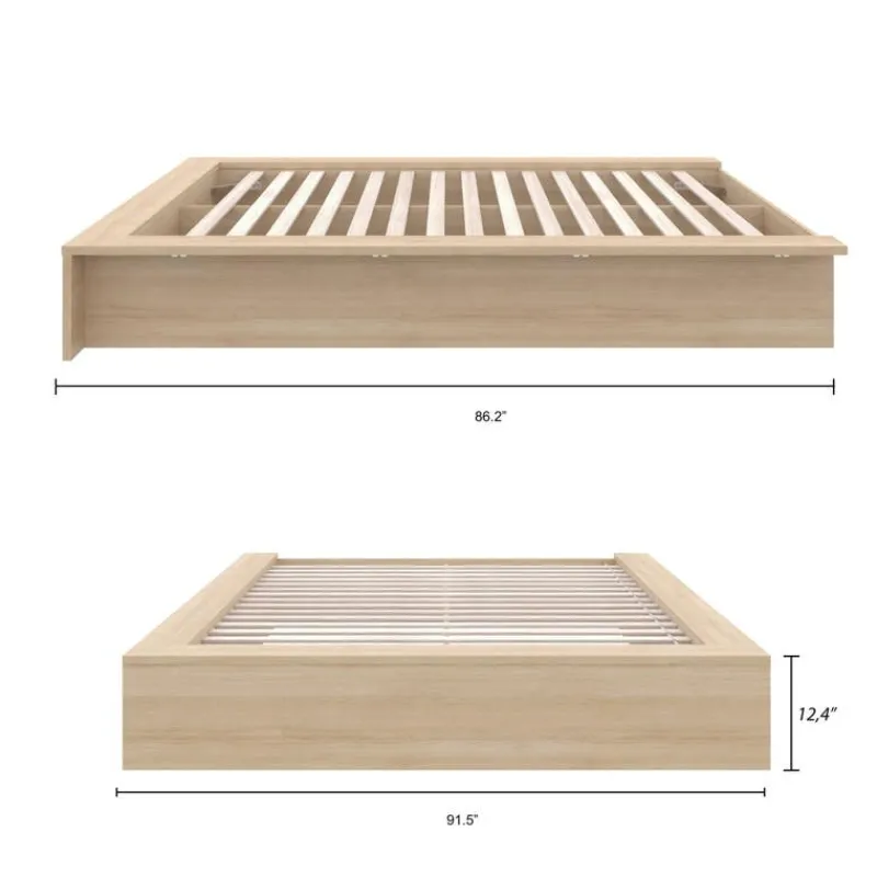 Nexera King Platform Bed (78") -