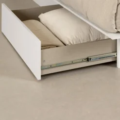 Meubles South Shore King Platform Bed with 2-Drawer Storage (78