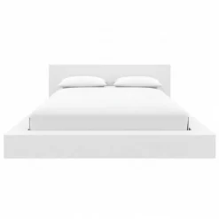 Nexera King Platform Bed with Headboard (78