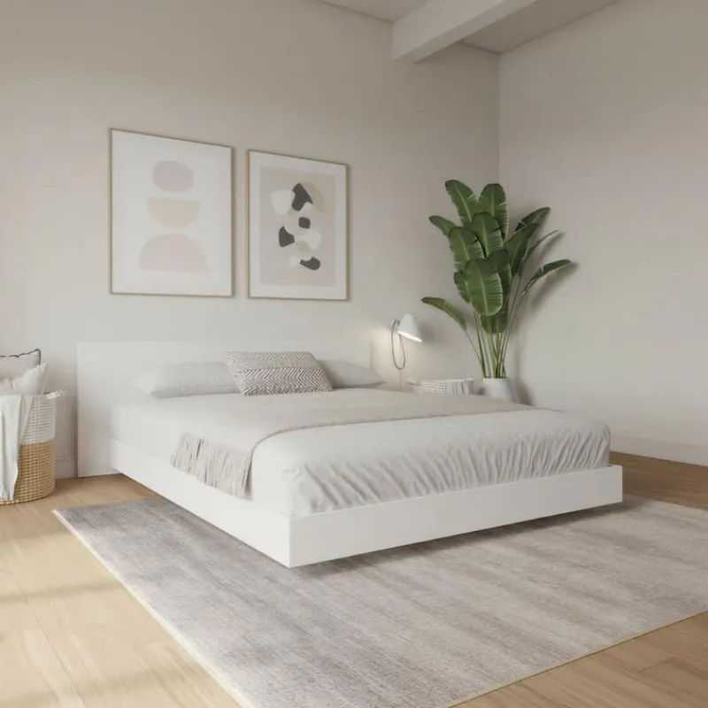 Nexera King Platform Bed with Headboard (78") -