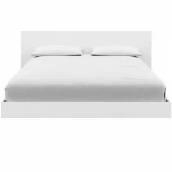 Nexera King Platform Bed with Headboard (78