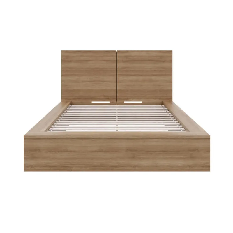 Nexera King Platform Bed with Headboard (78") -