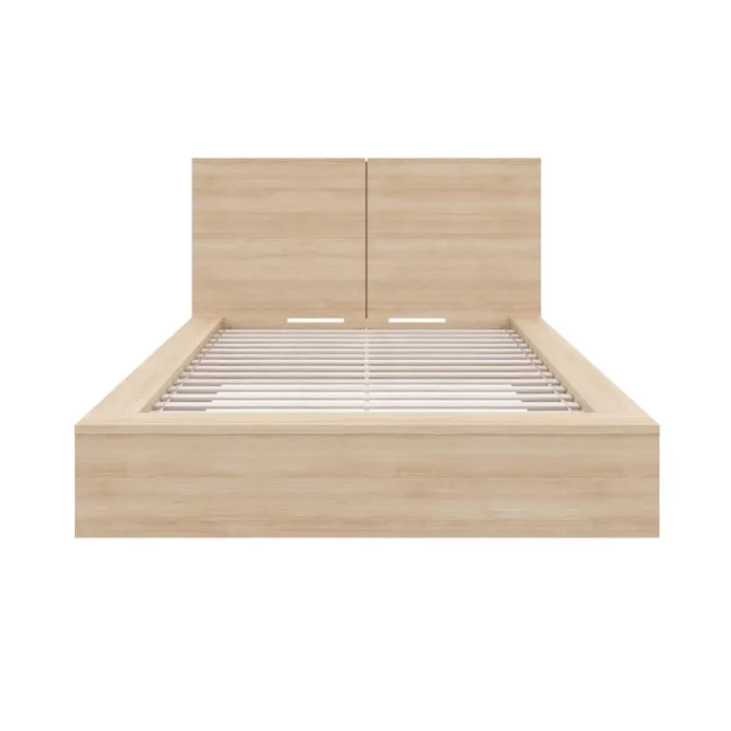 Nexera King Platform Bed with Headboard (78") -