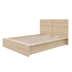 Nexera King Platform Bed with Headboard (78