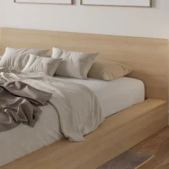 Nexera King Platform Bed with Headboard (78") -