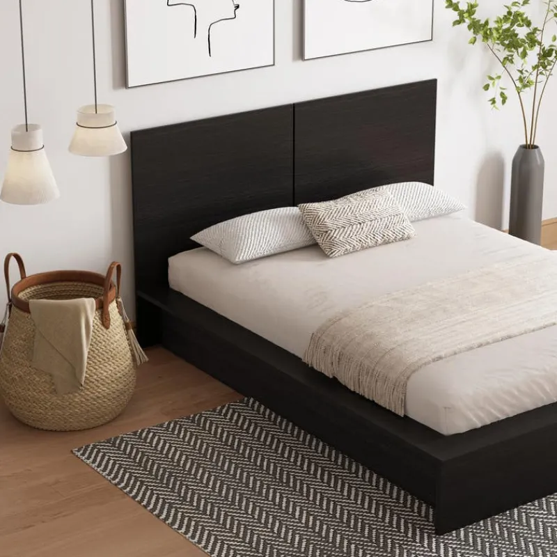 Nexera King Platform Bed with Headboard (78") -