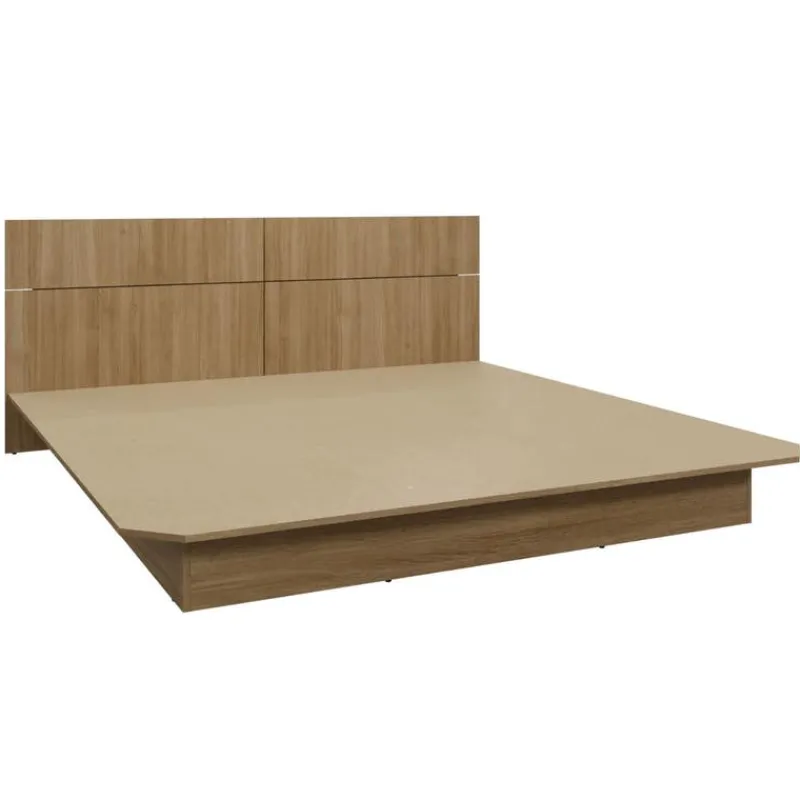 SUA-V King Platform Bed with Headboard (78")