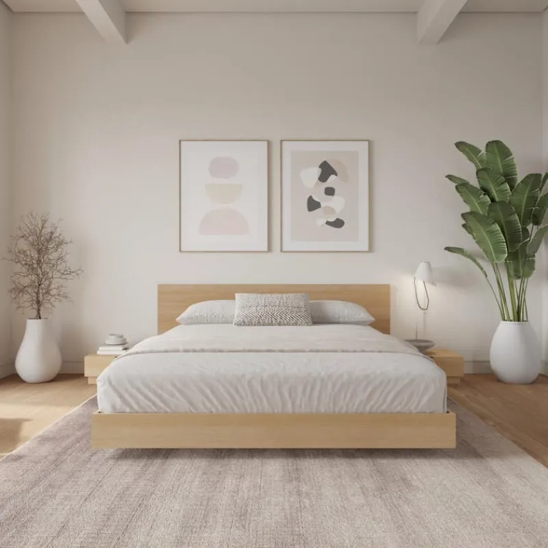 Nexera King Platform Bedroom Set (78") - 4 pcs -