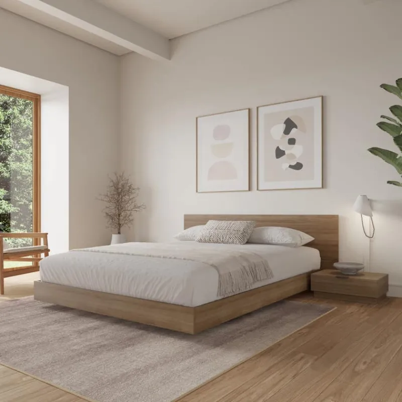 Nexera King Platform Bedroom Set (78") - 4 pcs -