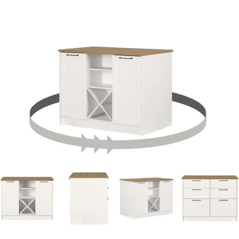 Meubles South Shore Kitchen Island - South Shore